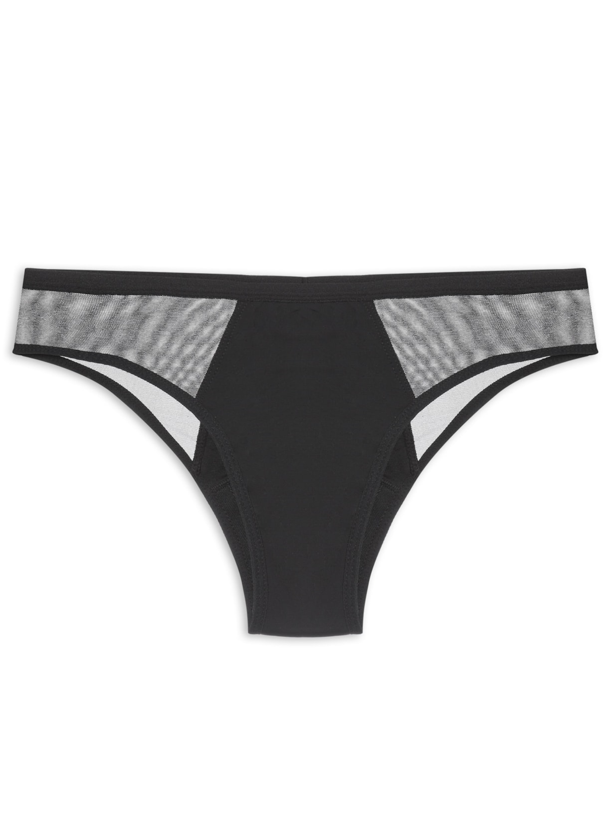 Calcinha Absorvente Biquíni Fluxo Moderado - Preto