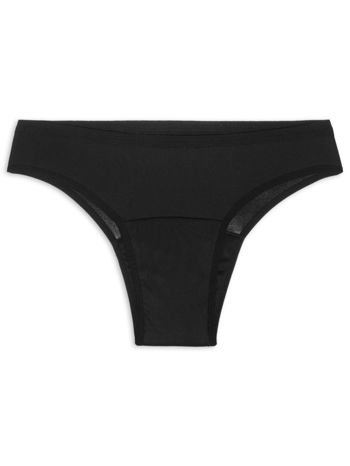 Calcinha Absorvente Cozy Fluxo Intenso - Preto