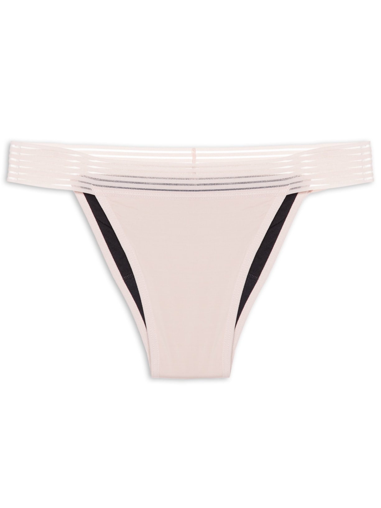 Calcinha Absorvente Tanga Fluxo Leve - Rosa