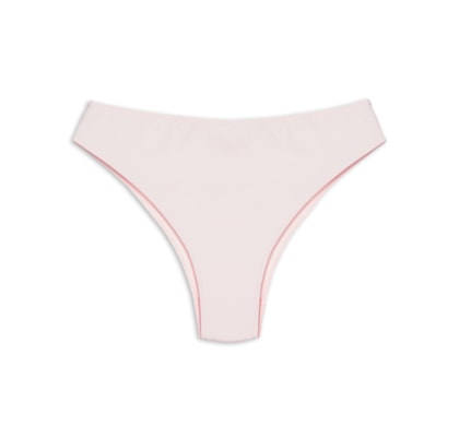 Calcinha Alta Cavada Poliamida - Rosa