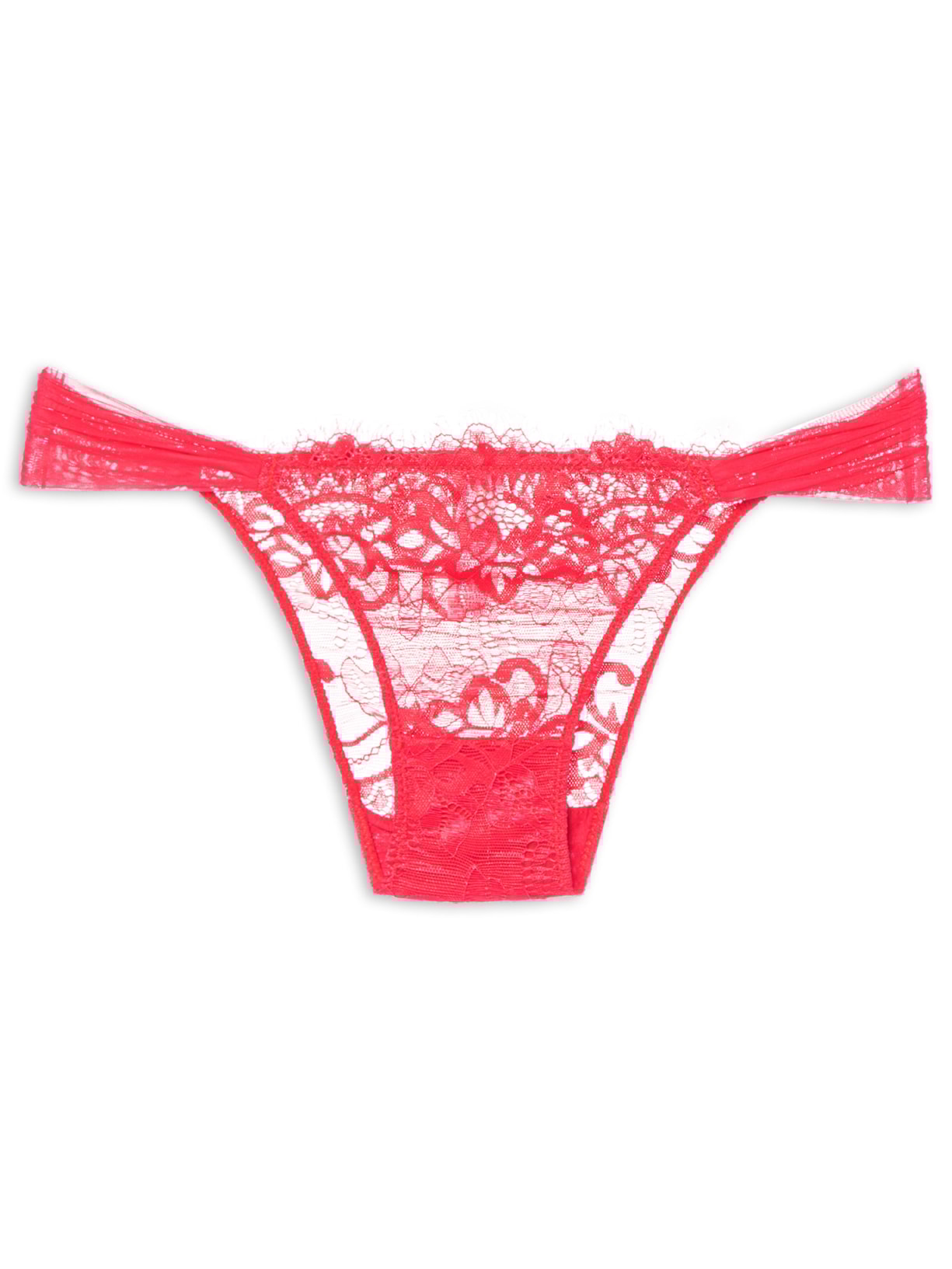 Calcinha B L Franzida Luiza Vermelho Jogê