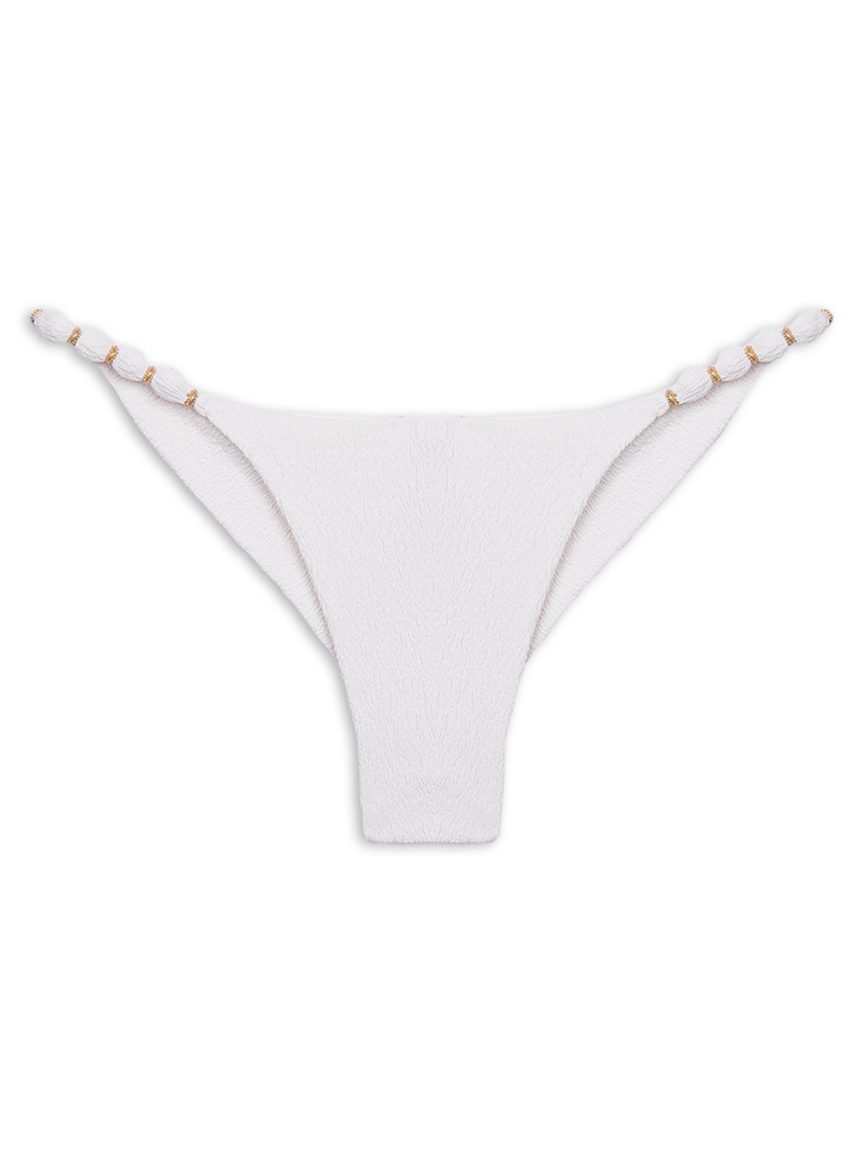 Calcinha Beads Cheeky - Branco