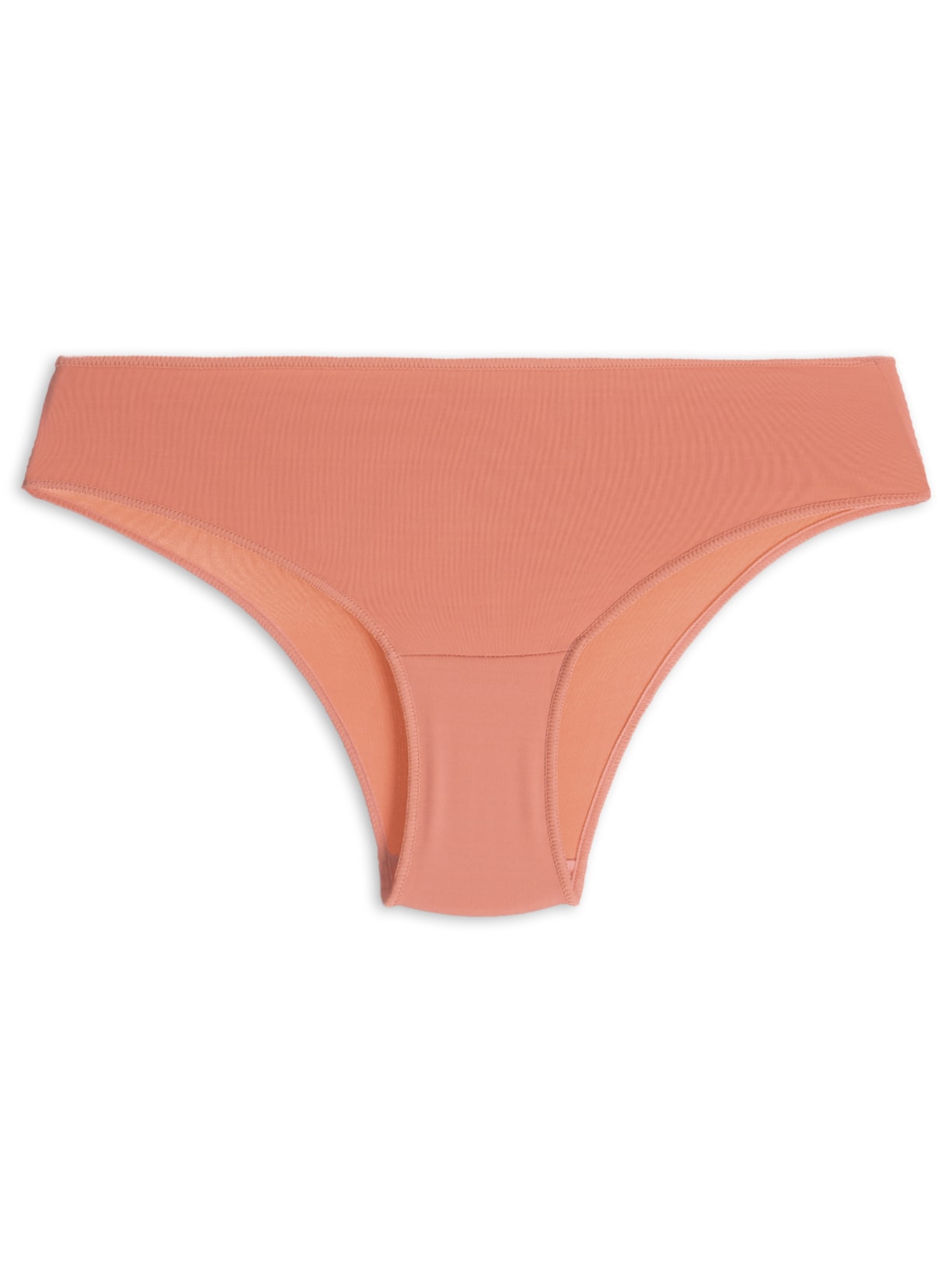 Calcinha Biquíni Acabamento invisível Em Microfibra - Rosa