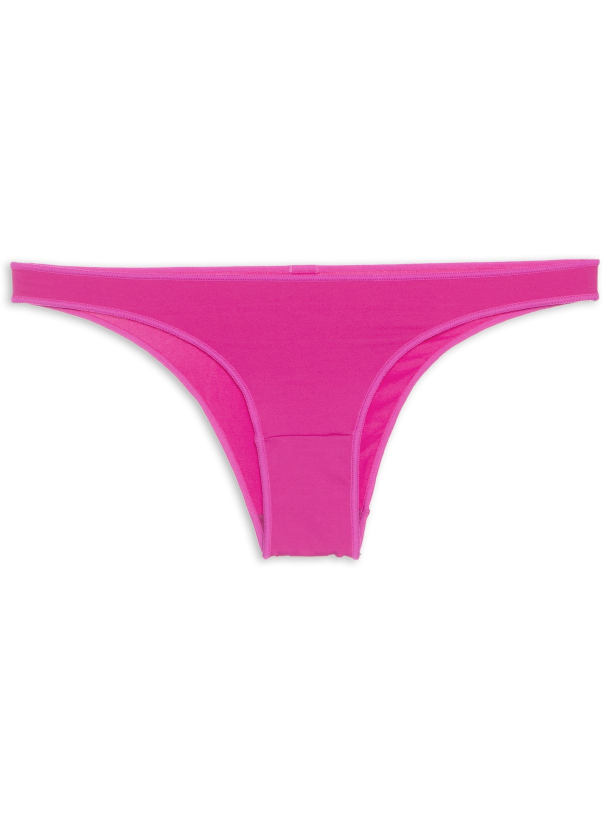 Calcinha Biquíni Acabamento Invisível em Microfibra - Rosa