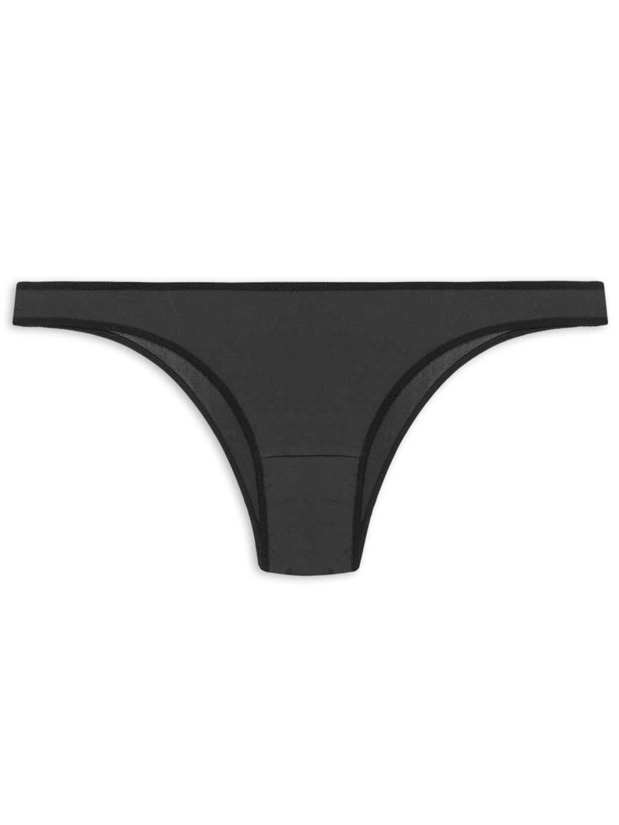 Calcinha Biquíni Acabamento Invisível - Preto