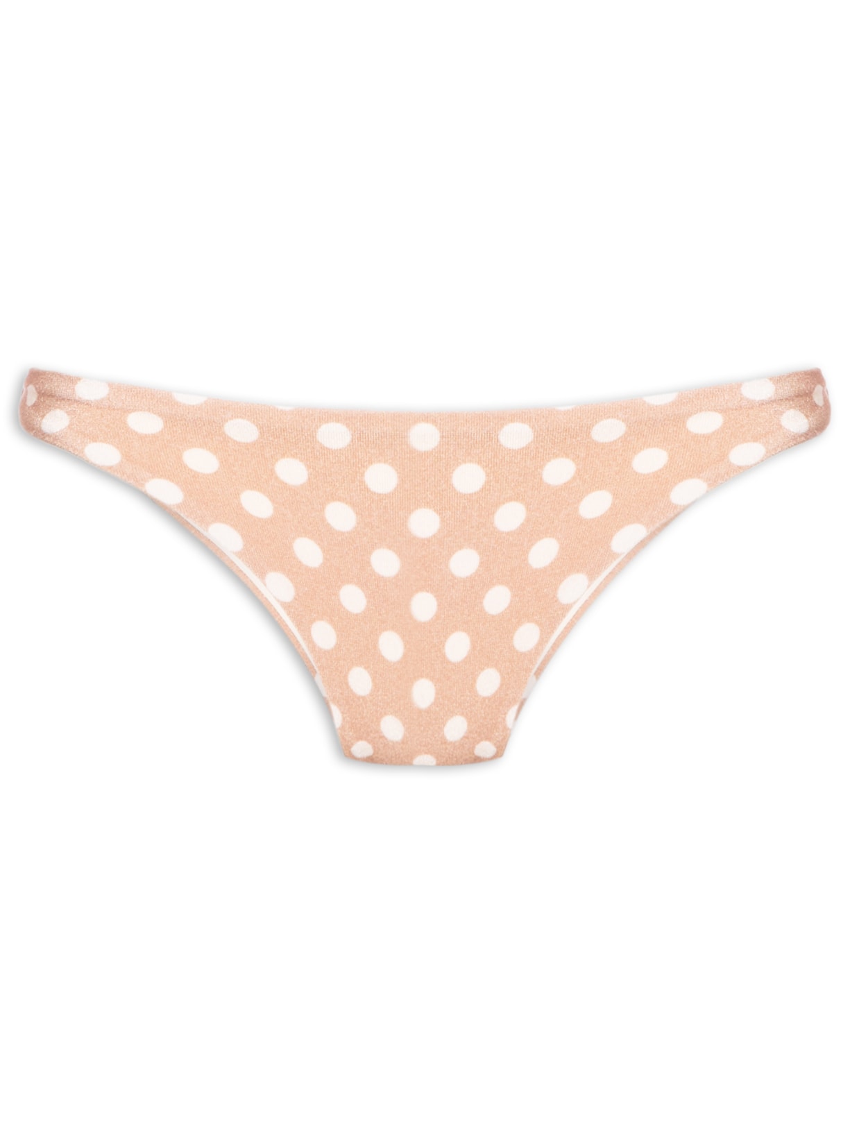 Calcinha Biquini Anne Estampa Poá Marrom Shop2gether + August Swim