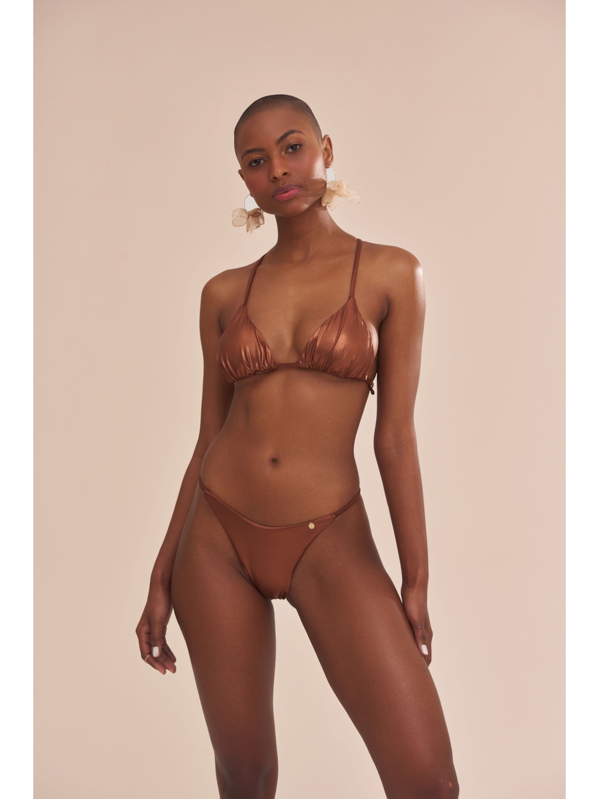 calcinha biquíni Aqua Isla Marrom Suntime