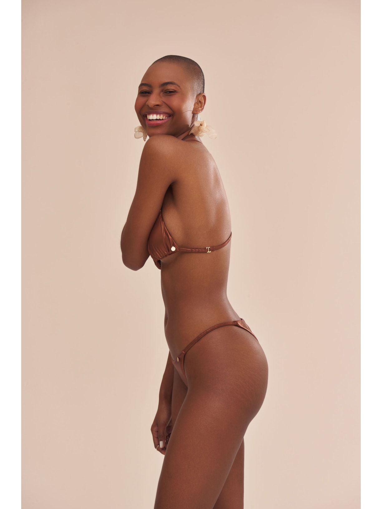 calcinha biquíni Aqua Isla Marrom Suntime