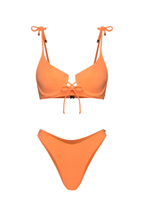 calcinha biquíni Aquamarine - Laranja