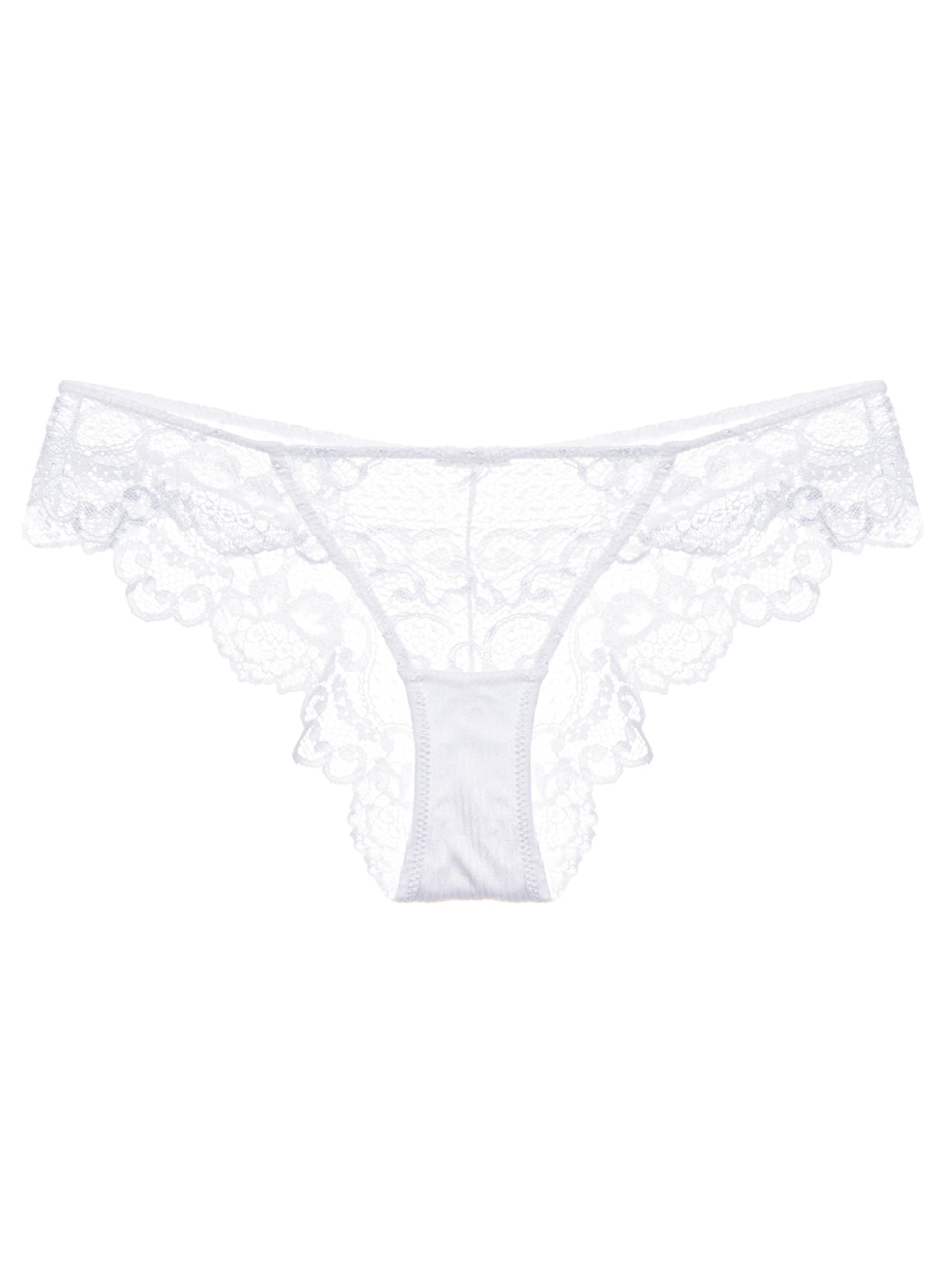 Calcinha Biquini De Renda - Branco