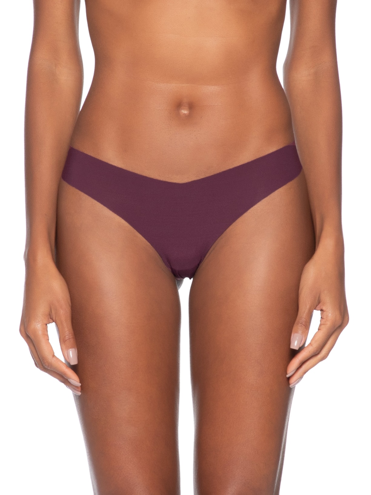 Calcinha Biquíni Em Microfibra Nude Vermelho Hope