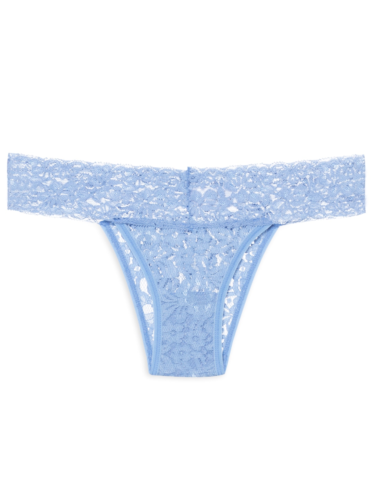 Calcinha Biquíni Em Renda - Azul