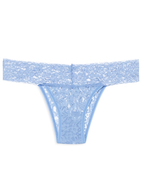 Calcinha Biquíni Em Renda - Azul