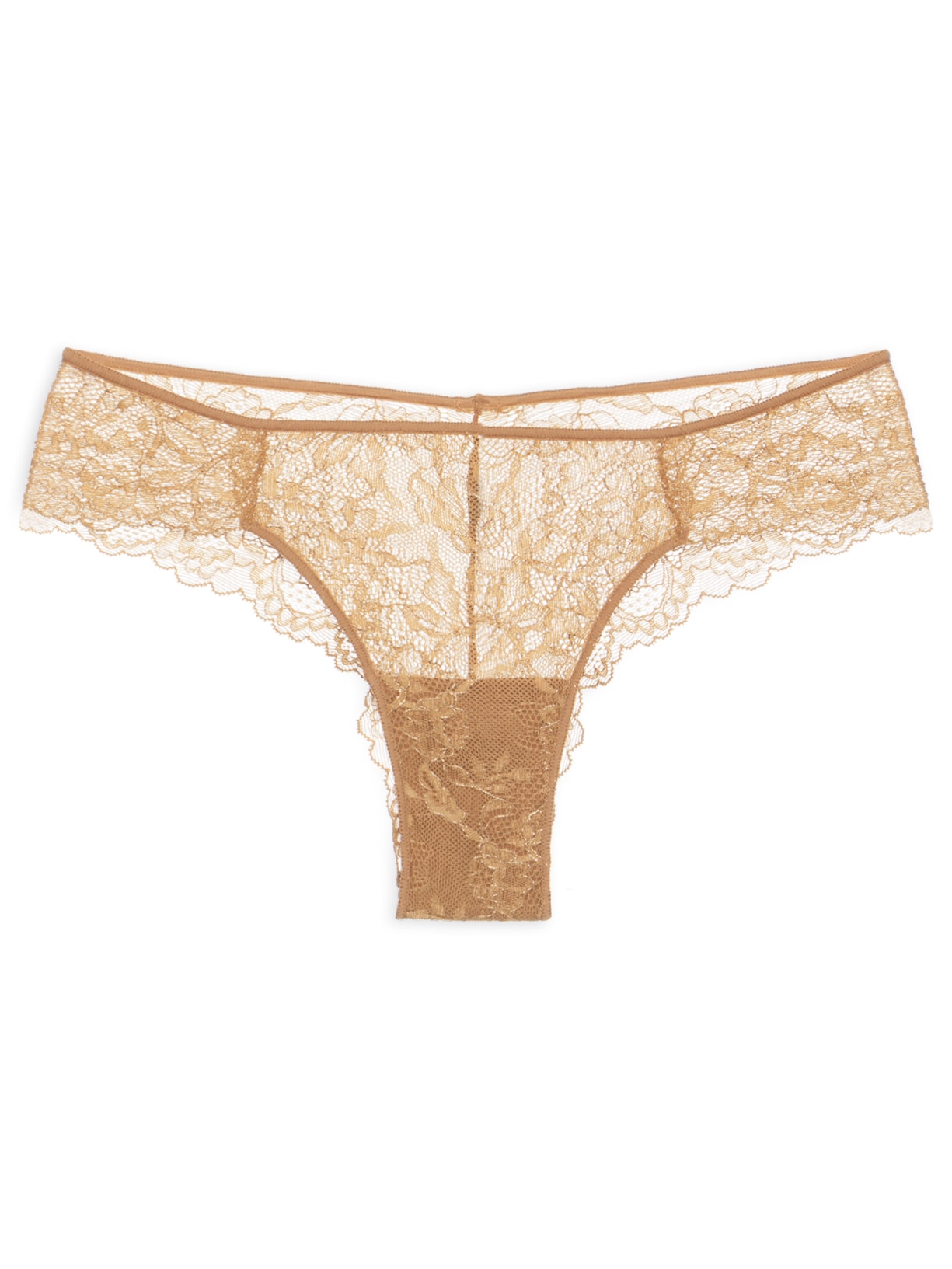 Calcinha Biquíni Em Renda Dourado Hope