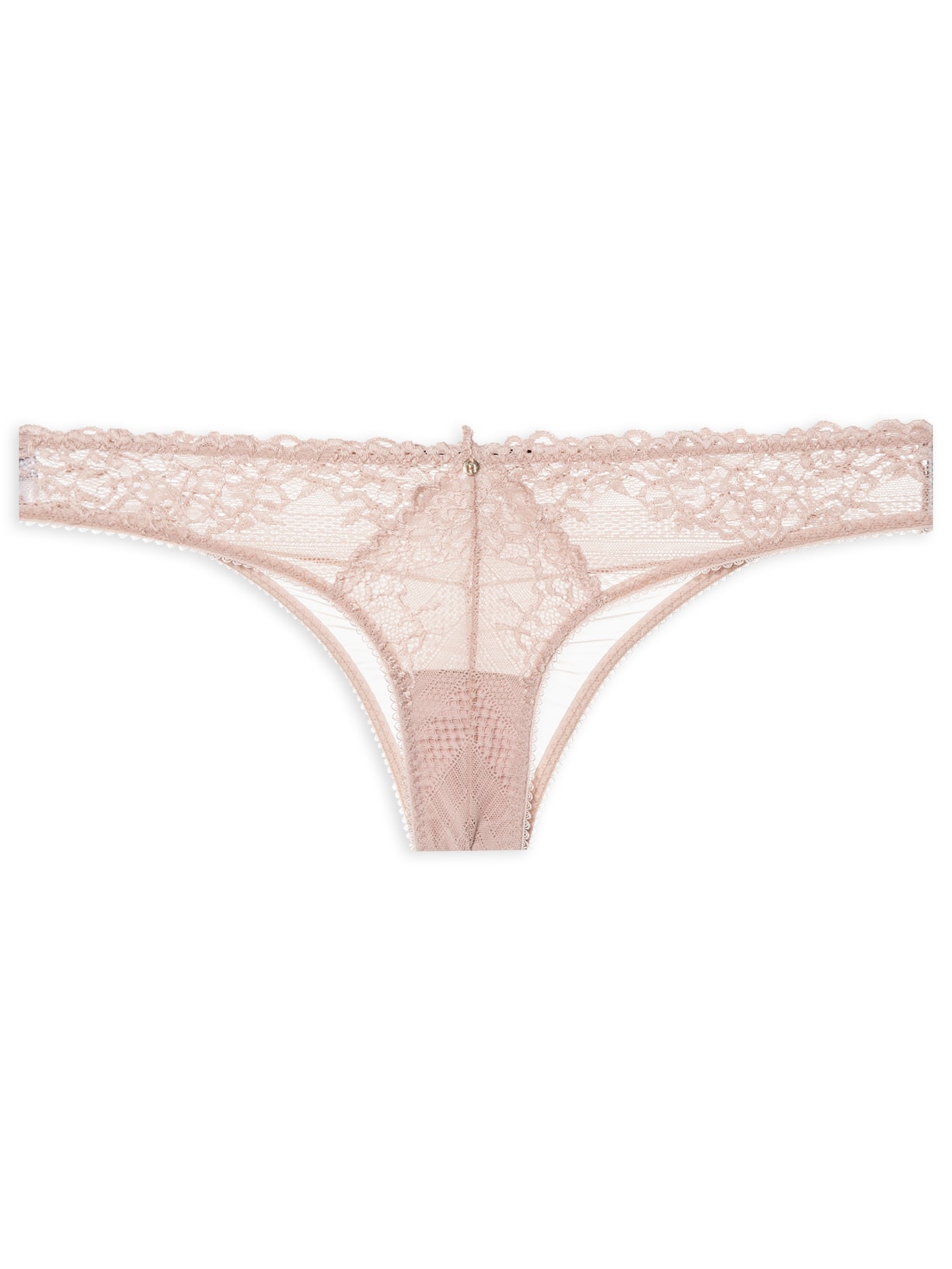 Calcinha Biquíni Em Renda - Rosa