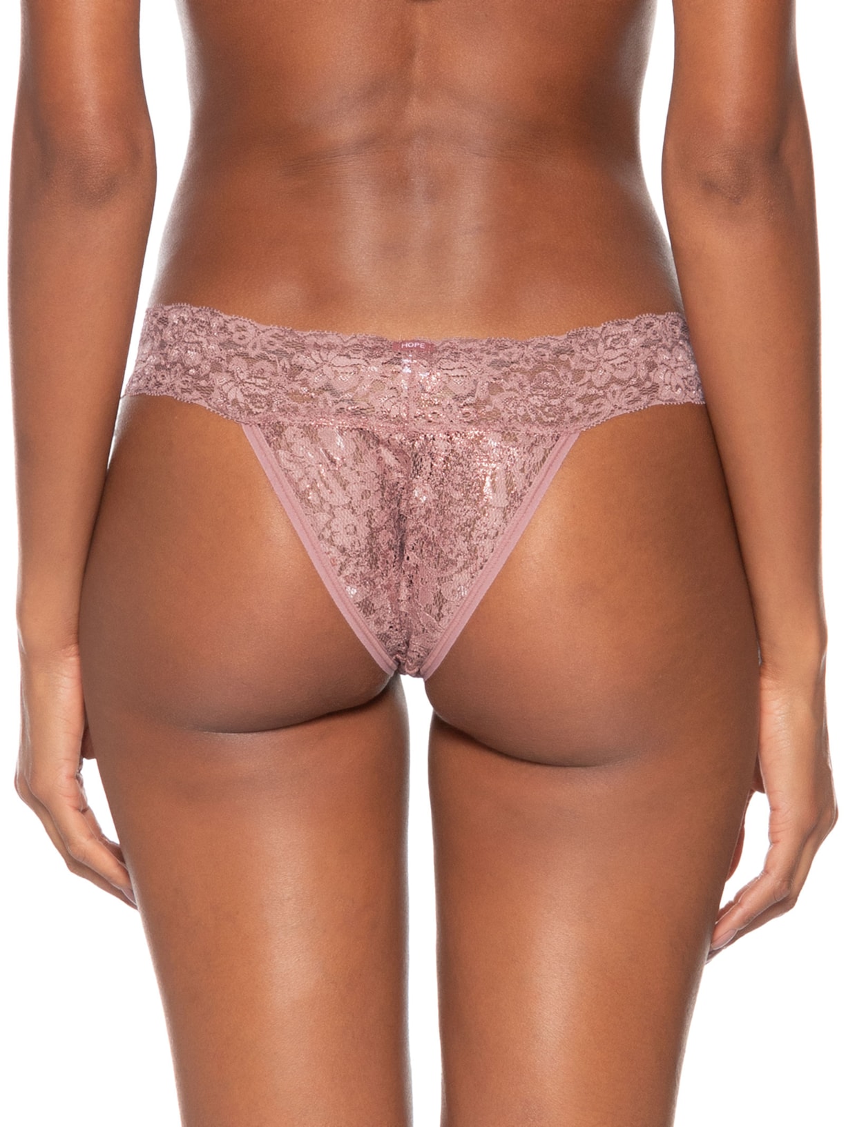 Calcinha Biquíni Em Renda Rosa Hope