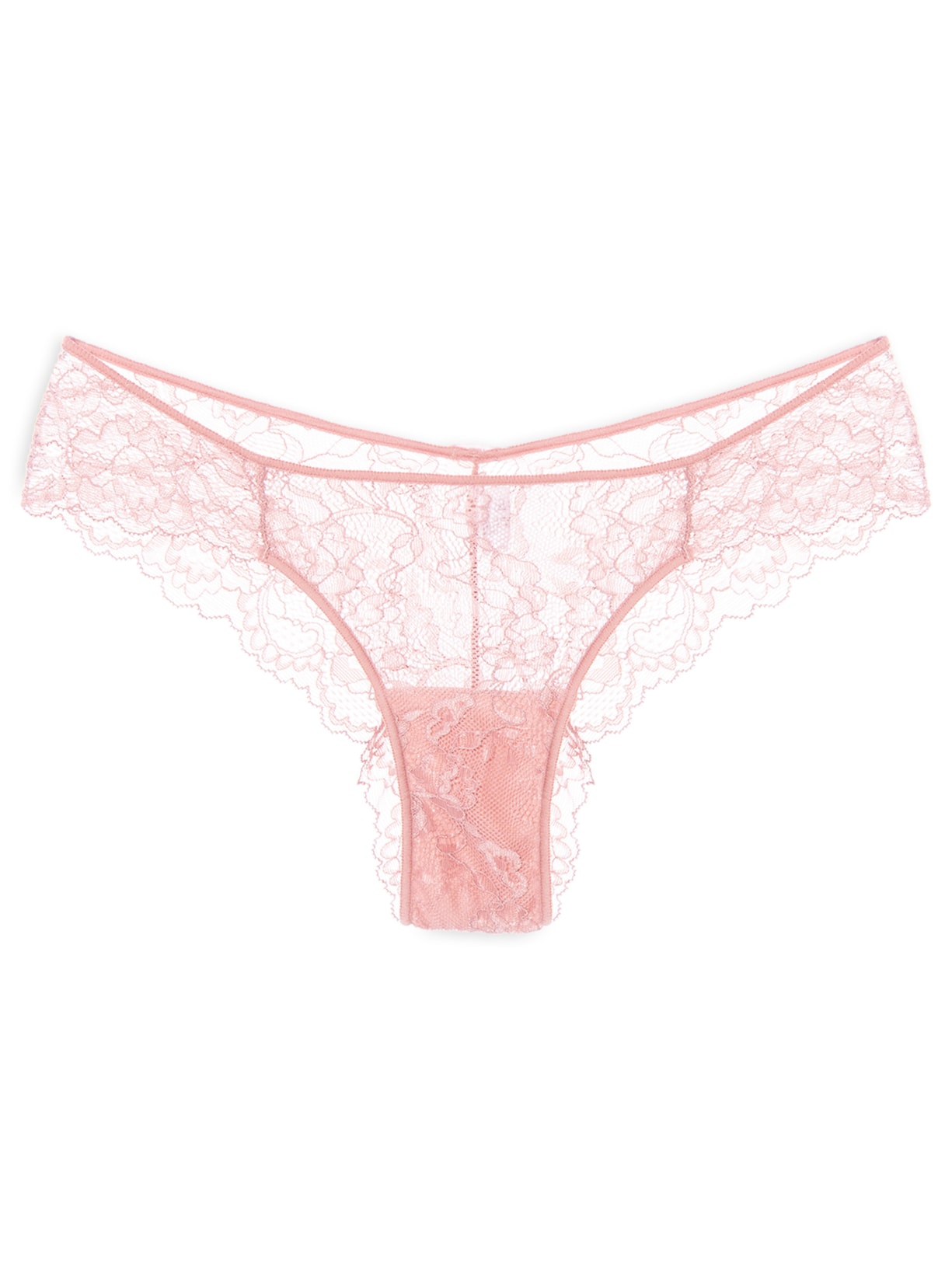 Calcinha Biquíni Em Renda Rosa Hope