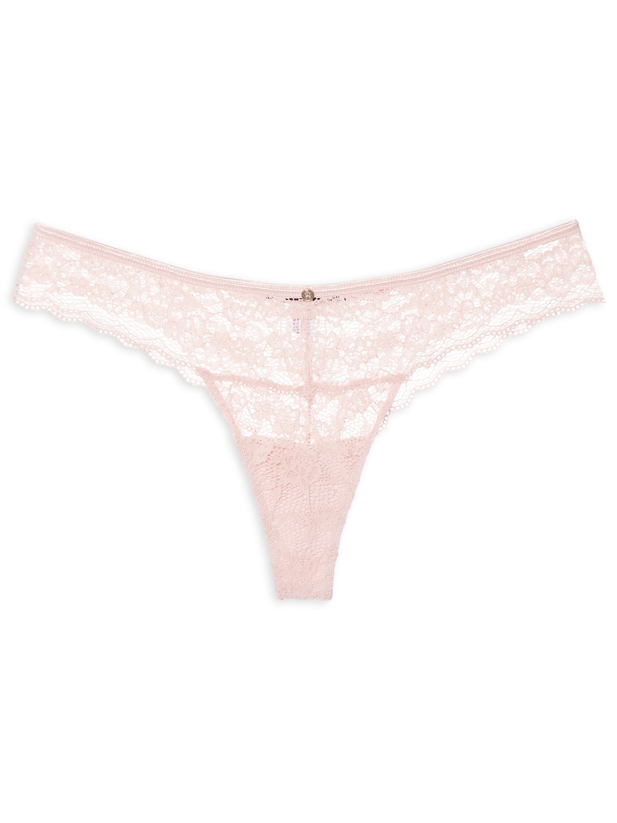 Calcinha Biquíni Em Renda - Rosa