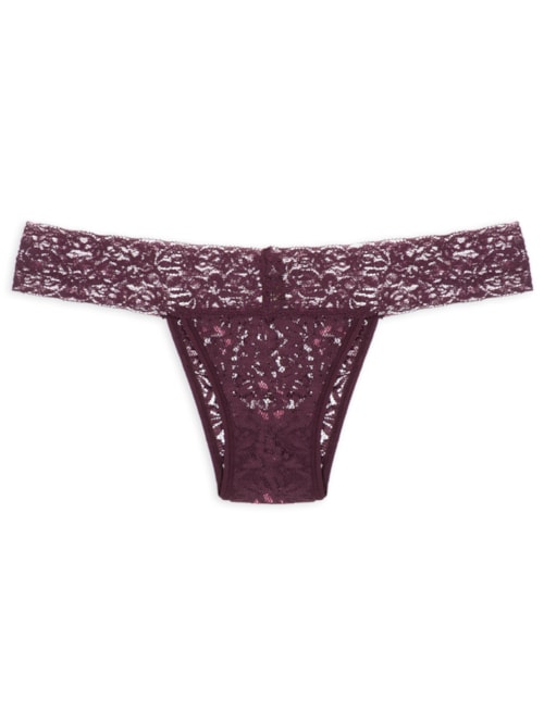 Calcinha Biquíni Em Renda - Vermelho
