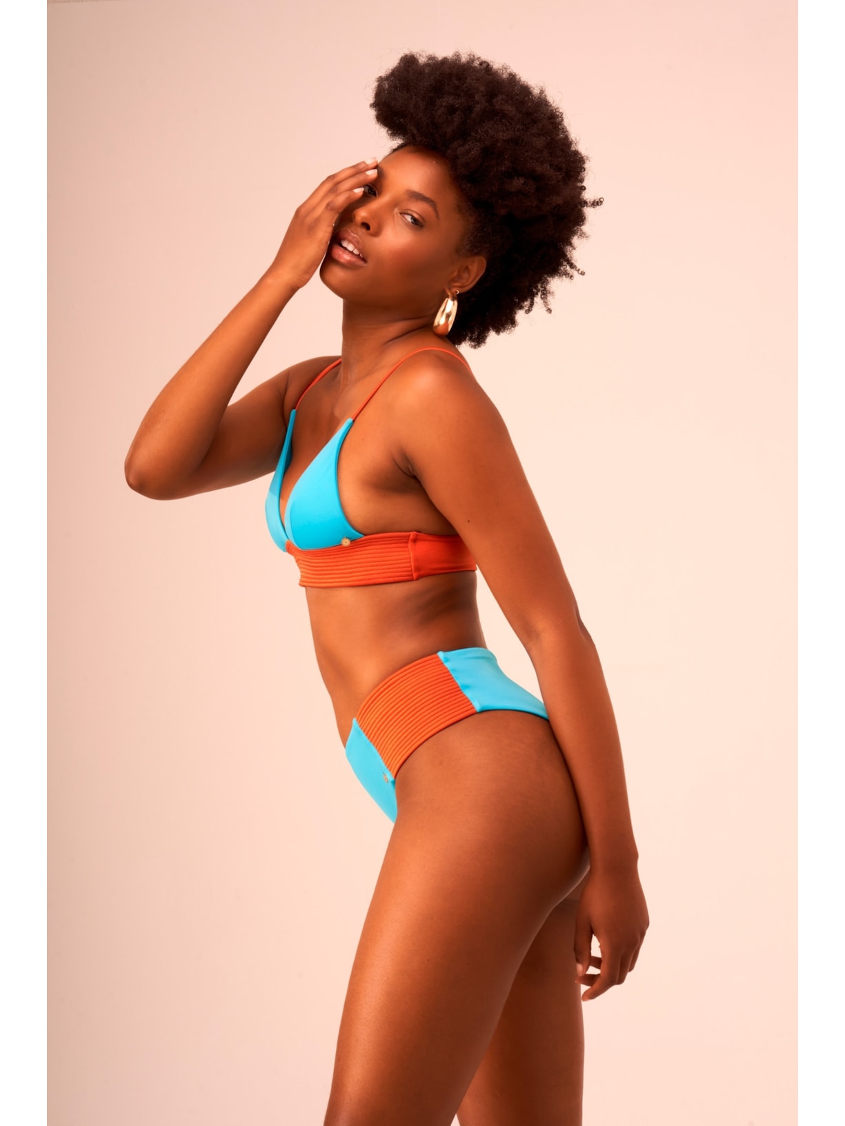 calcinha biquíni Falésias  Fabi Azul Suntime