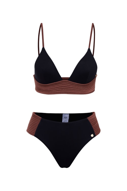 calcinha biquíni Falésias Fabi Preto