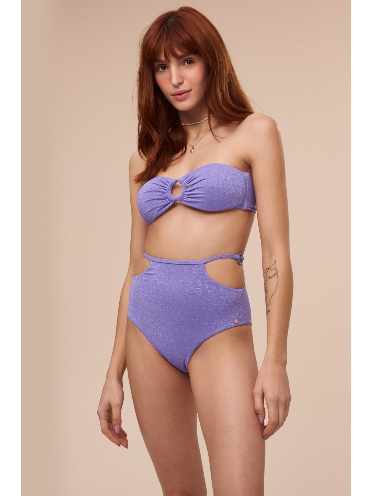 calcinha biquíni Hot Pant Rebeca Serena Roxo Suntime