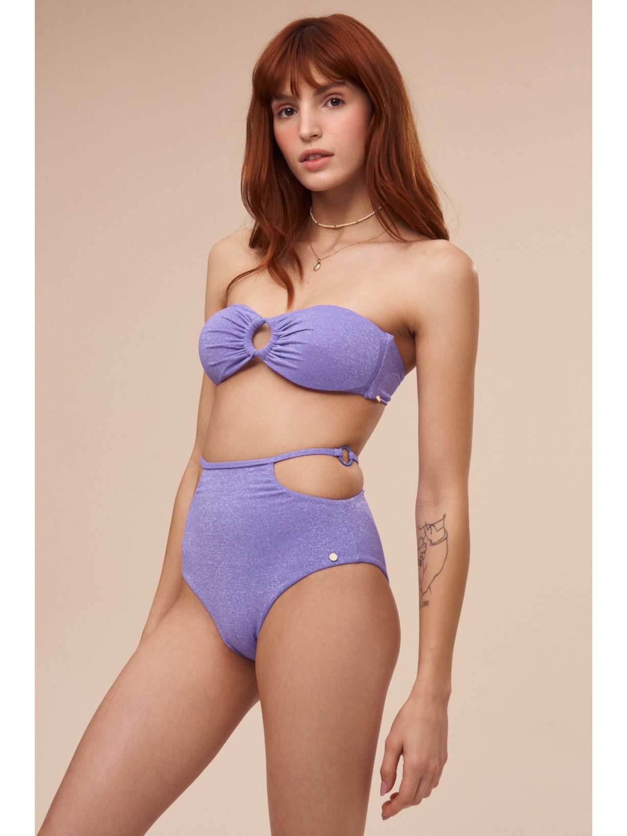 calcinha biquíni Hot Pant Rebeca Serena Roxo Suntime
