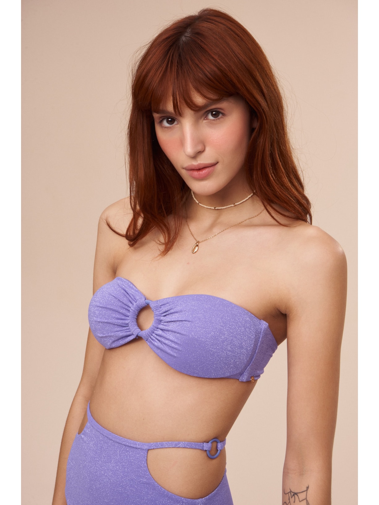 calcinha biquíni Hot Pant Rebeca Serena Roxo Suntime