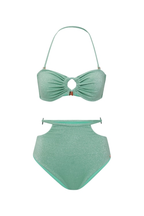 calcinha biquíni Hot Pant Rebeca Serena - Verde
