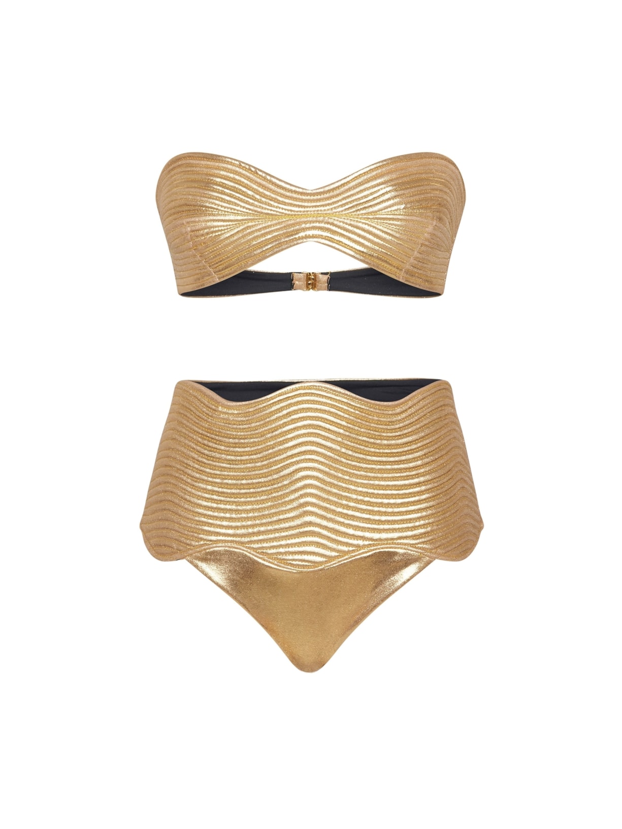 calcinha biquíni Hot Pant Stella Ouro Suntime