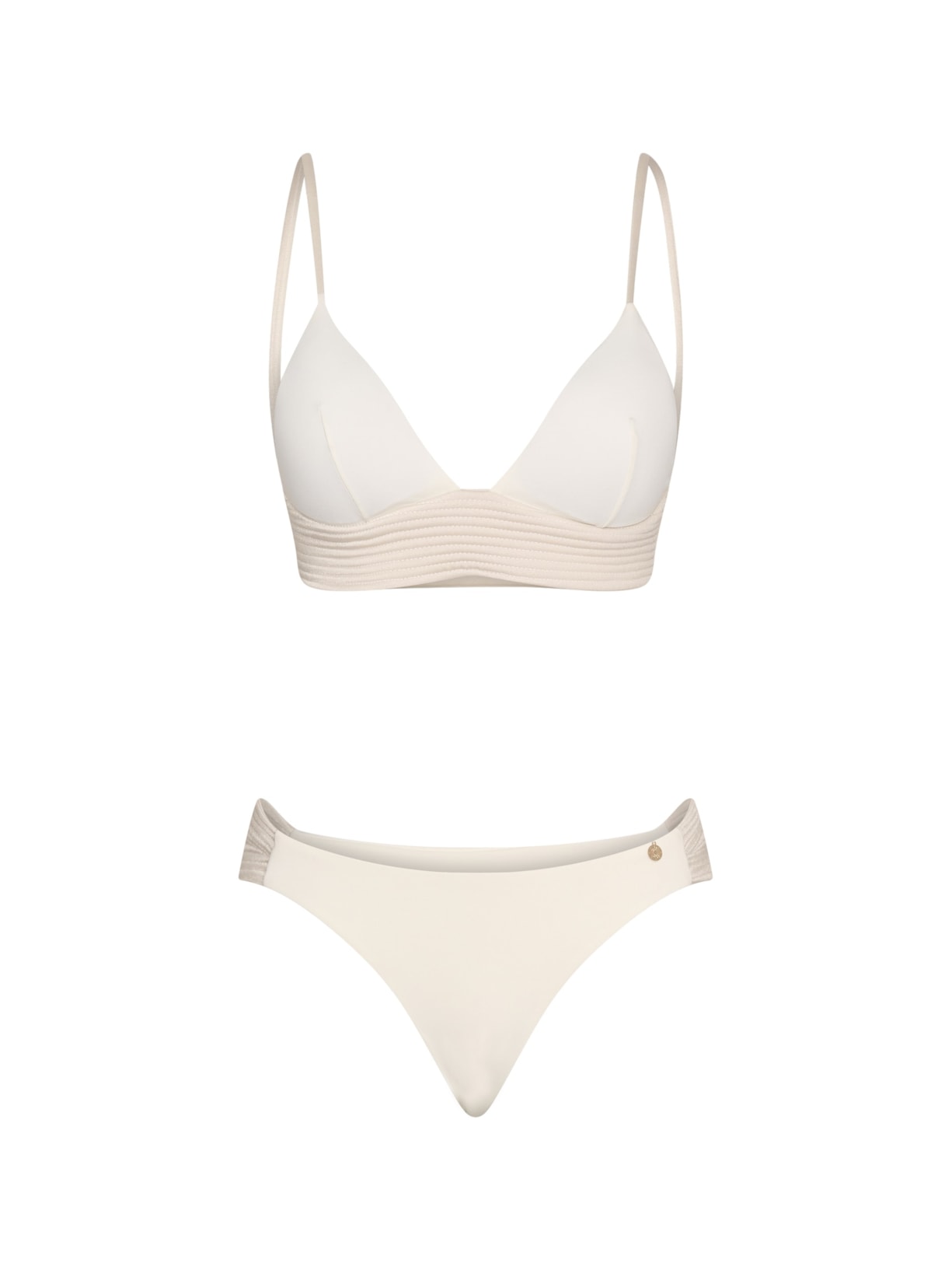 calcinha biquíni Kelli Falésias Pérola - Bege