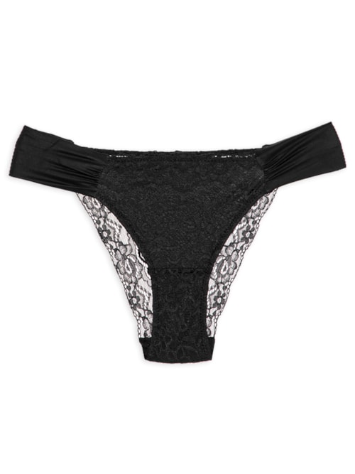 Calcinha Biquíni Lateral Dupla - Preto