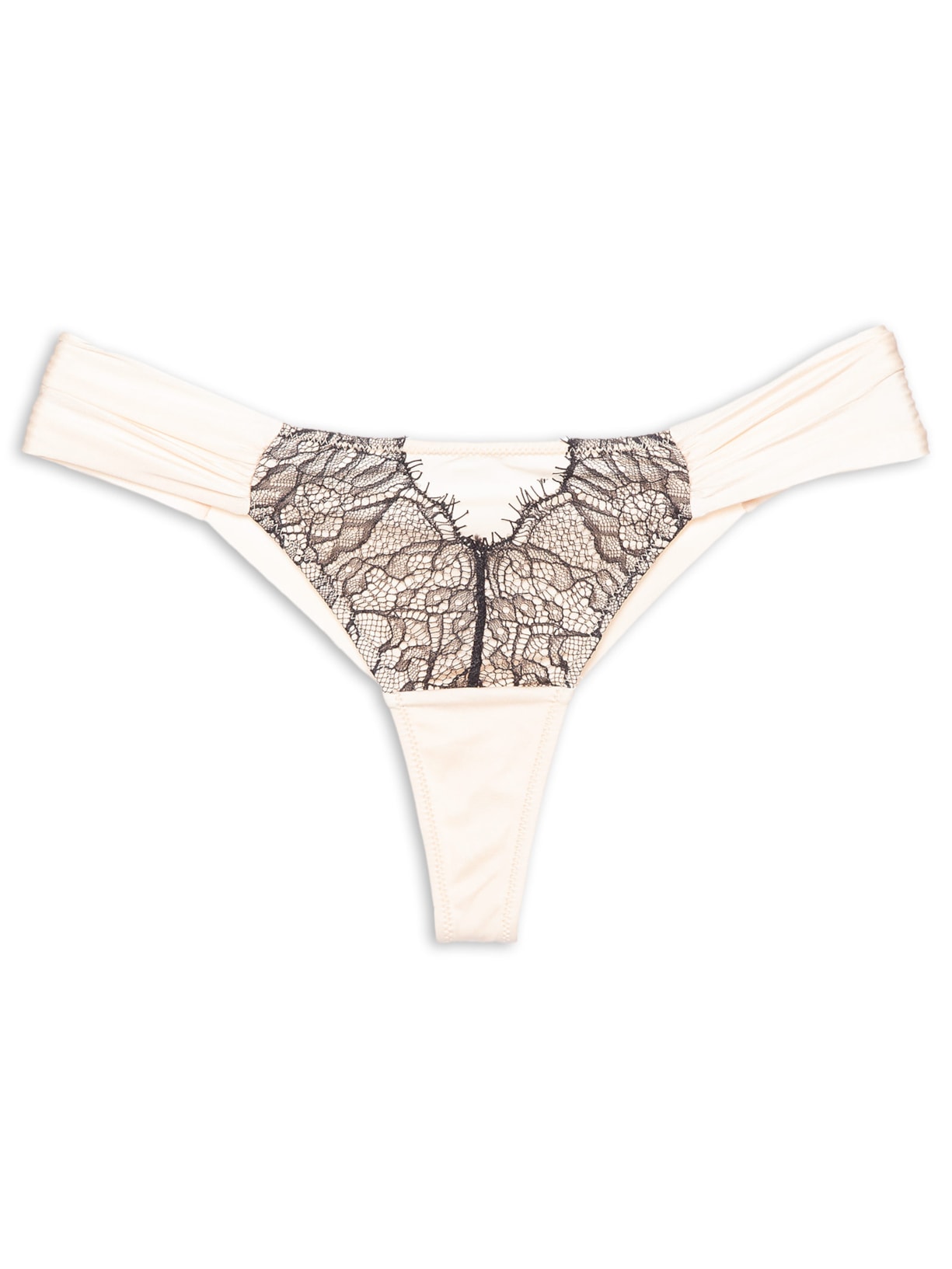 Calcinha Biquíni Lateral Dupla Preto Valisere