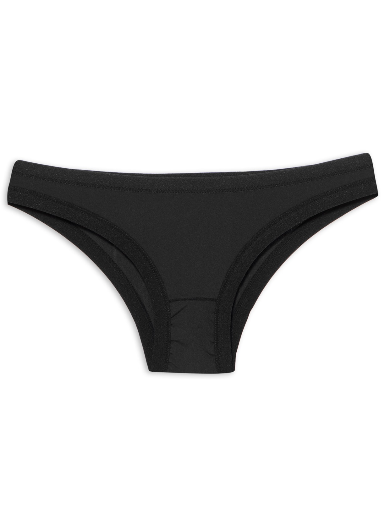 Calcinha Biquíni Microfibra 4Me - Preto