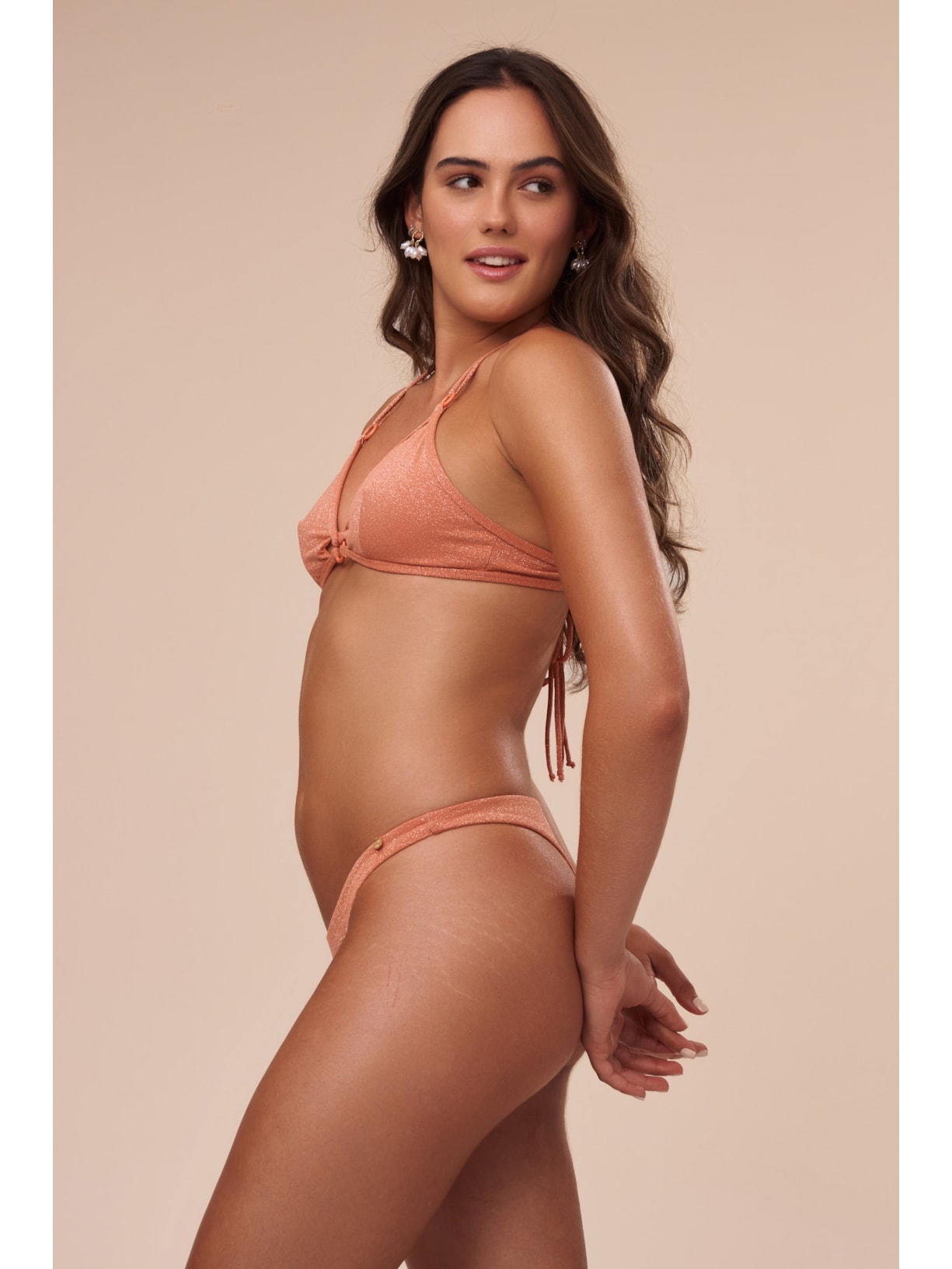 calcinha biquíni Natalie Serena Laranja Suntime