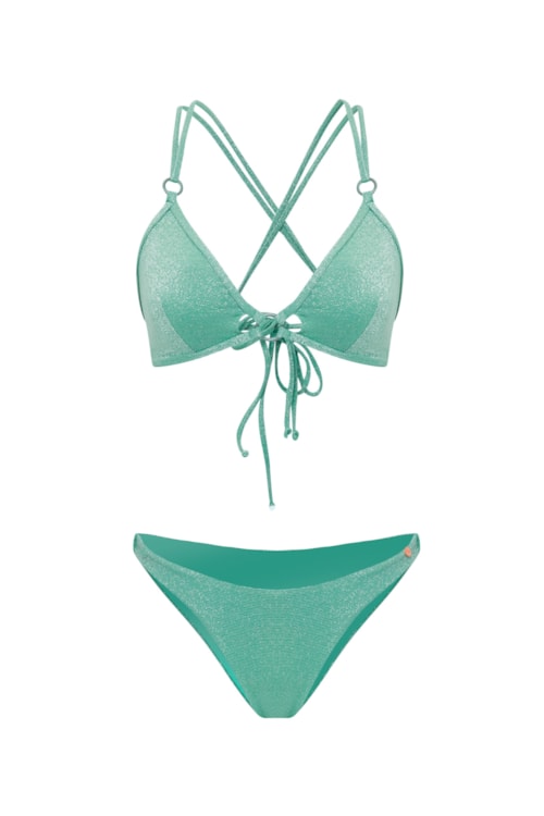 calcinha biquíni Natalie Serena - Verde