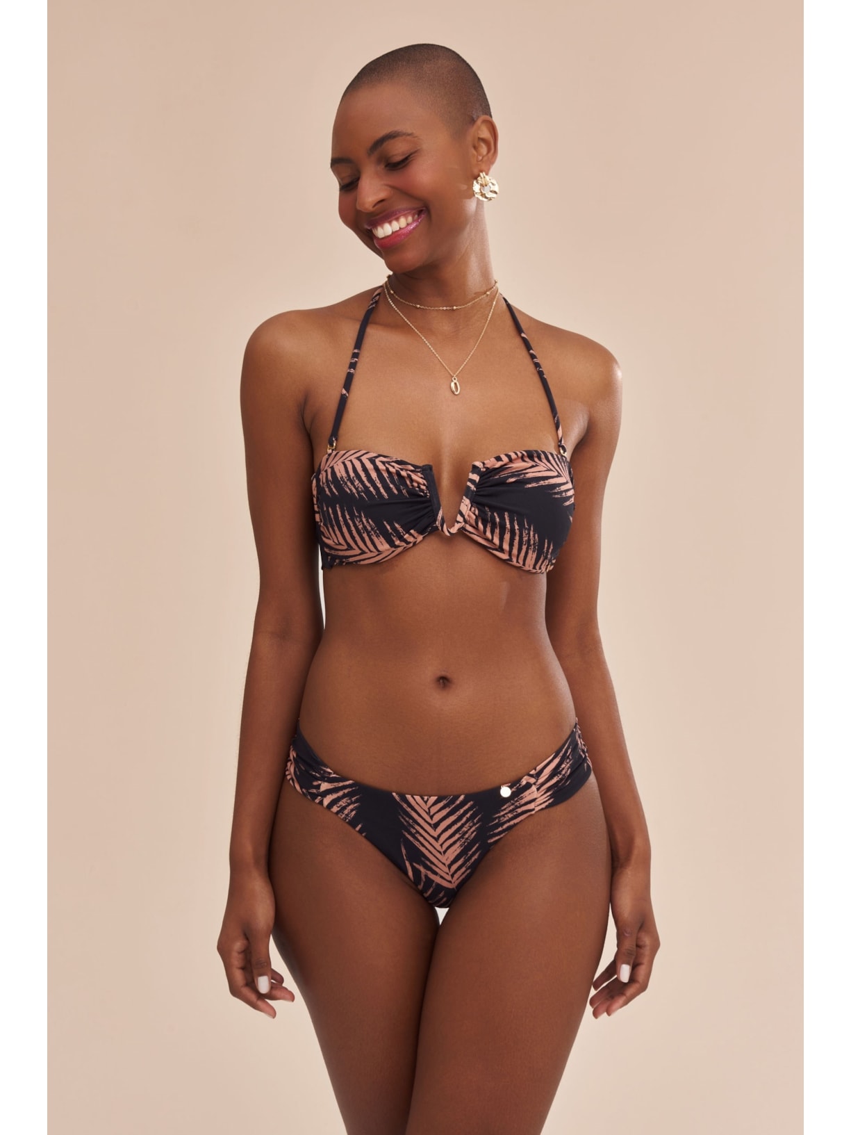 calcinha biquíni Palms Anne Preto Suntime