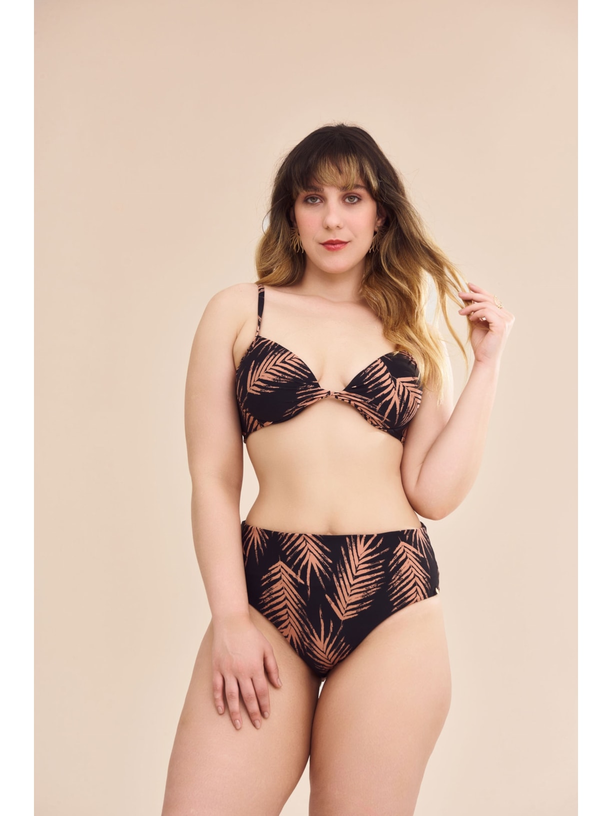 calcinha biquíni Palms Vitoria Preto Suntime