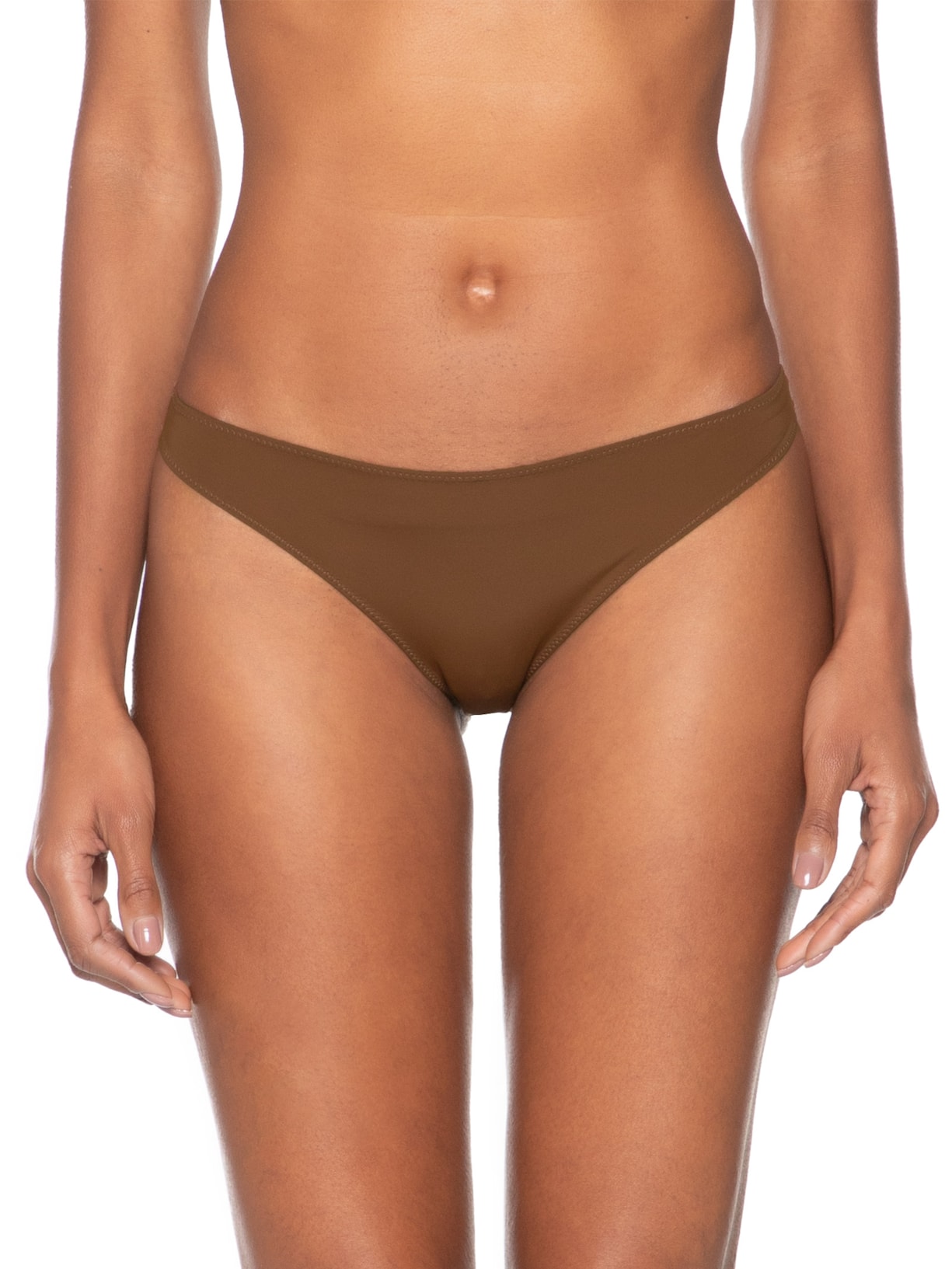 Calcinha Biquíni Poliamida Maya Marrom Jogê