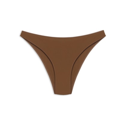 Calcinha Biquíni Poliamida Maya - Marrom