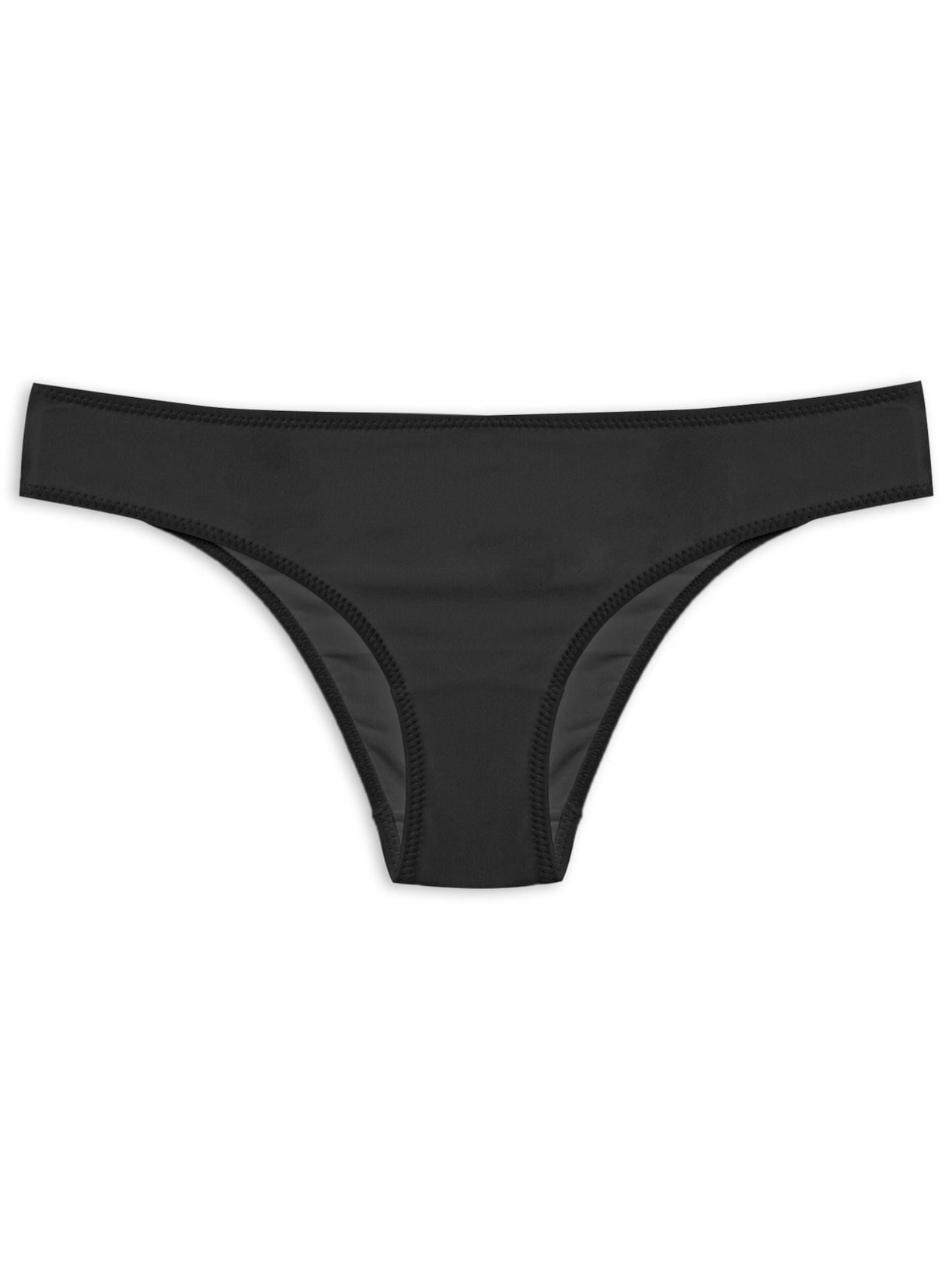 Calcinha Biquíni Preto Valisere