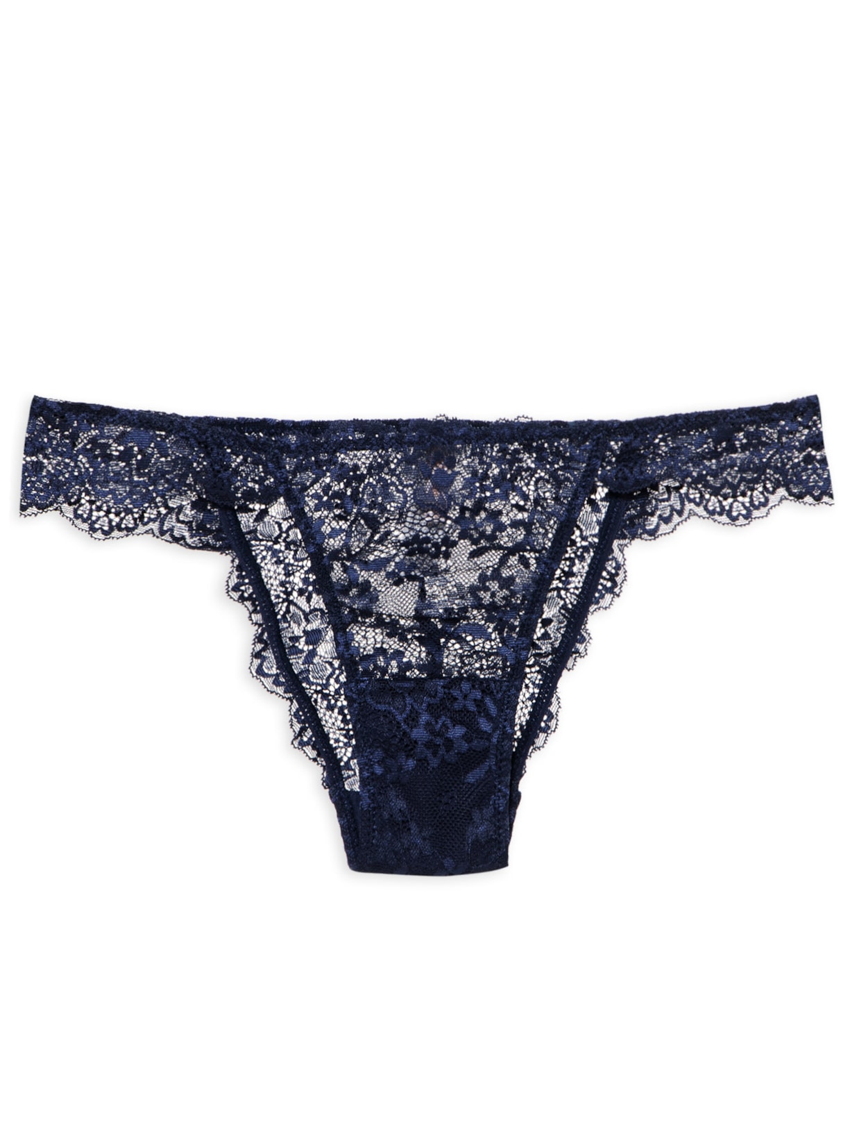 Calcinha Biquíni Renda Basic Me - Azul