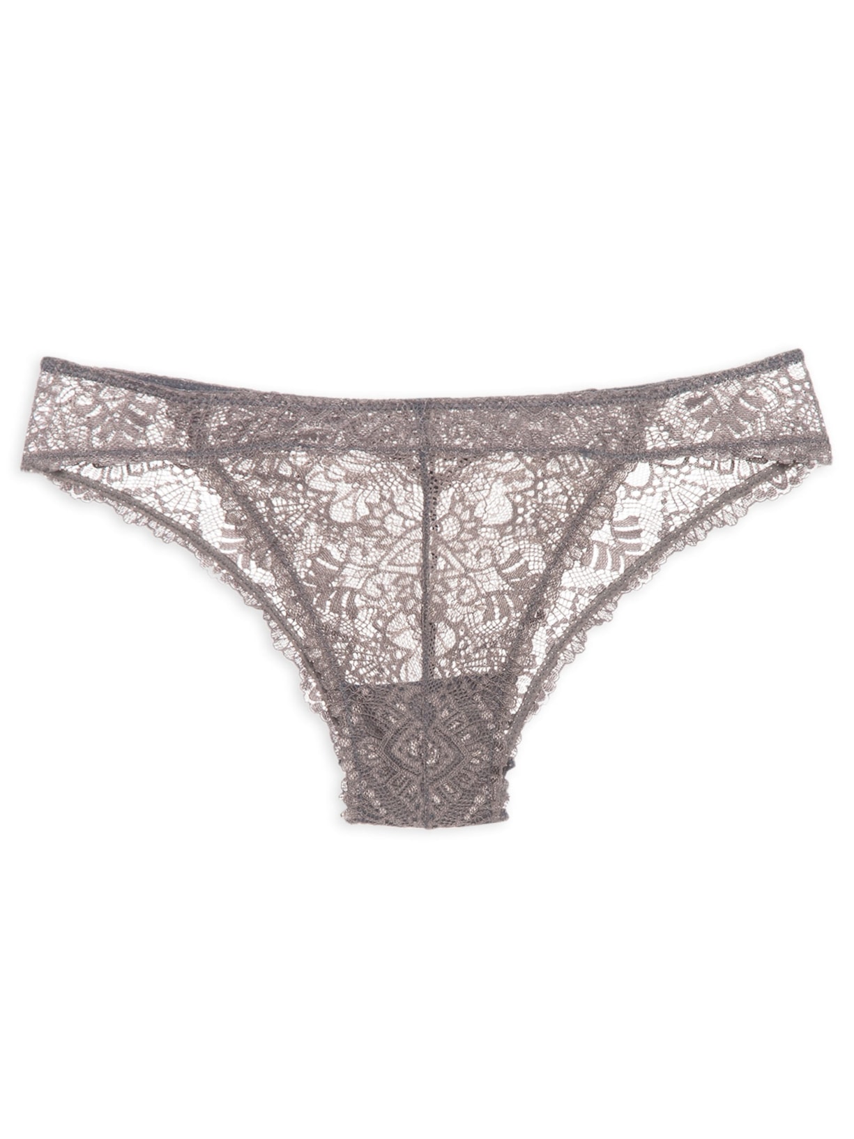 Calcinha Biquíni Renda Felipa - Cinza