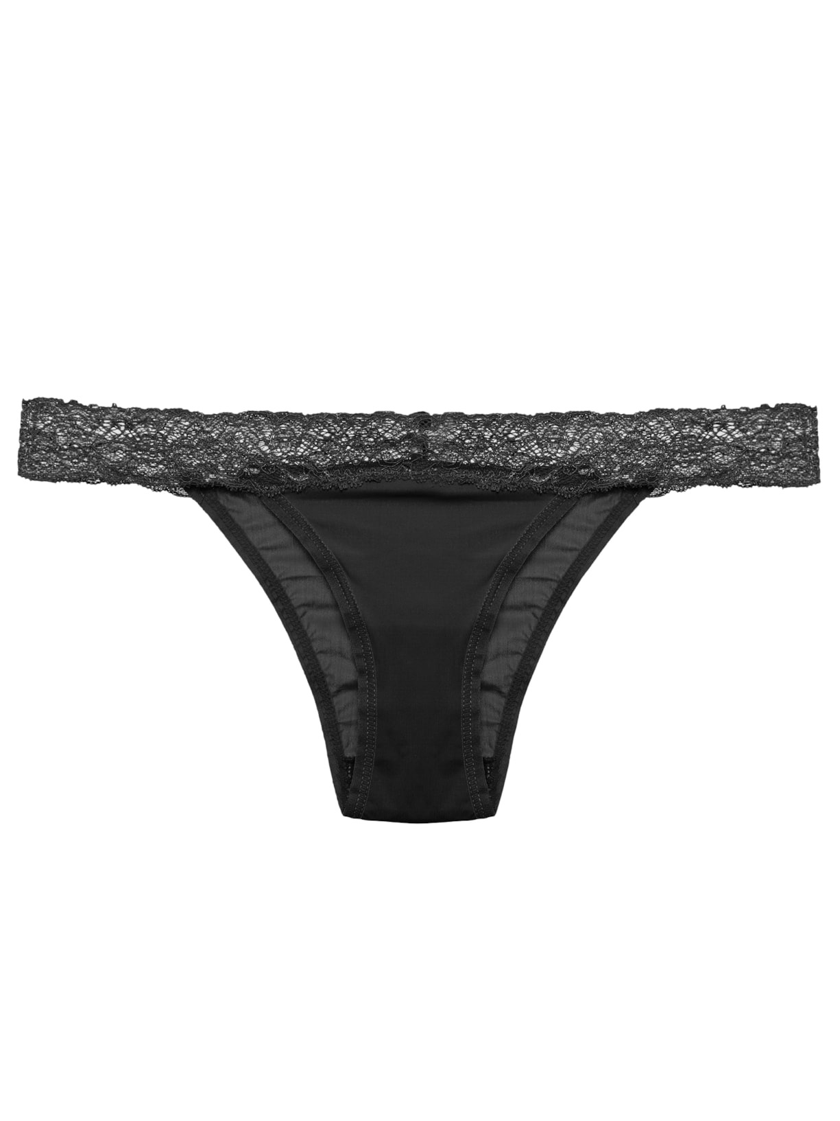 Calcinha Biquíni Renda - Preto