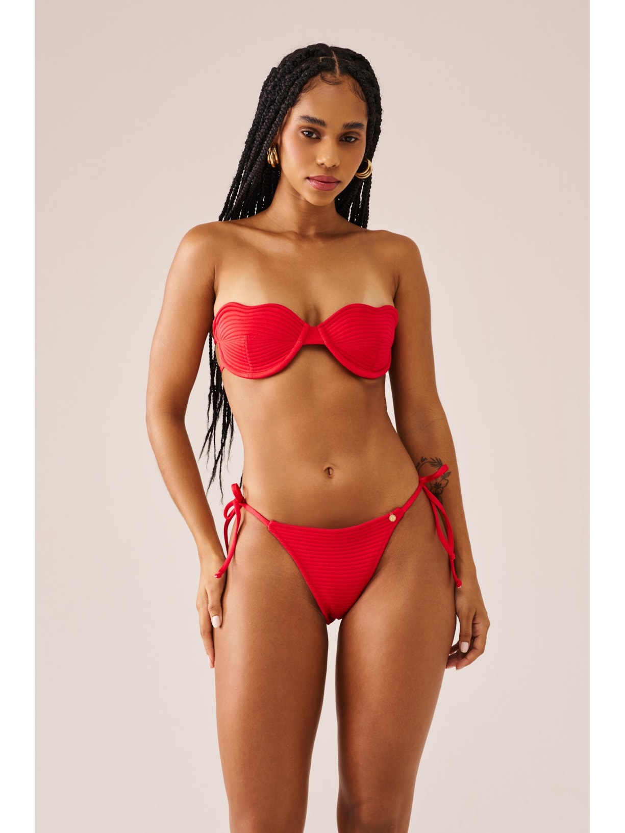 calcinha biquíni String French Kiss Vermelho Suntime