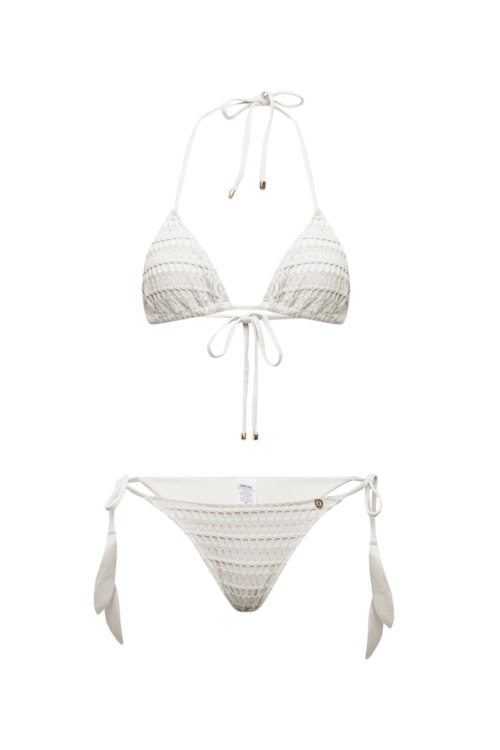 calcinha biquíni String Magnólia - Off White