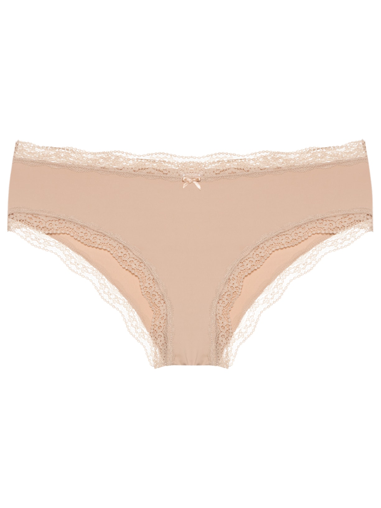 Calcinha Boneca Microfibra Skin - Bege