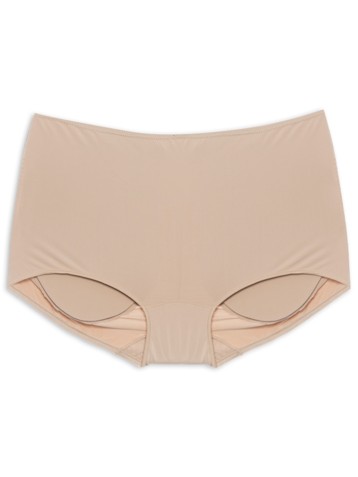 Calcinha Boxer Microfibra Comfy - Bege