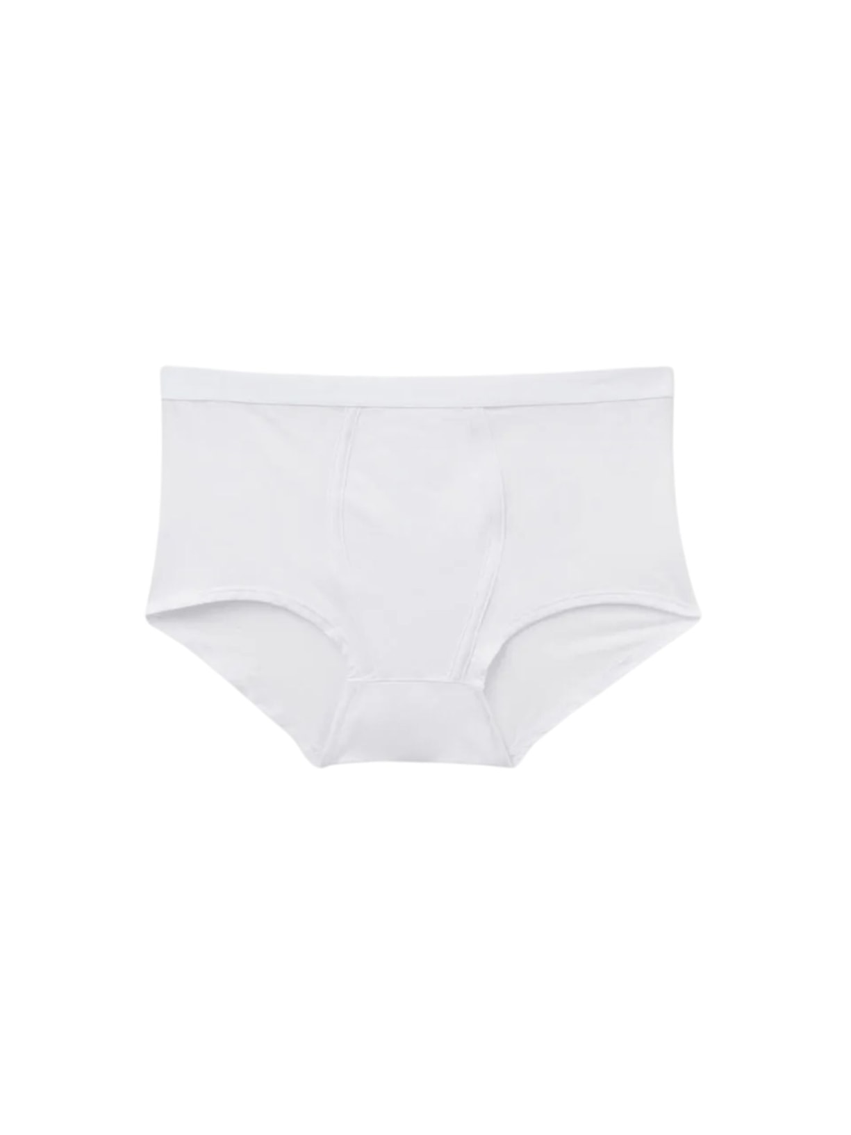 Calcinha Boyshort Em Algodão Natural - Branco