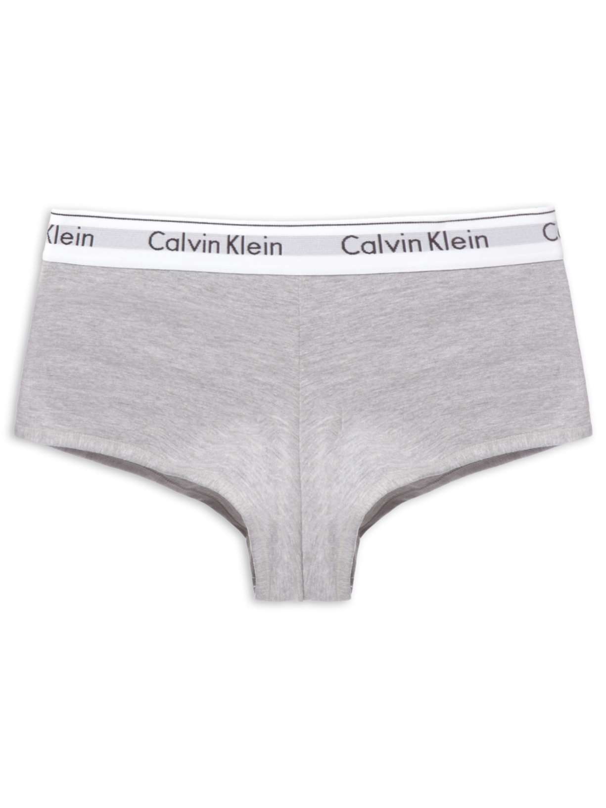 Calcinha Boyshort  Modern Cotton Cinza  Calvin Klein Underwear